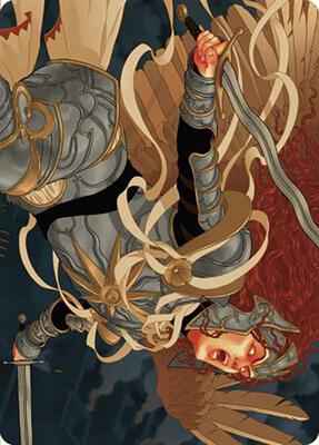 Magic: The Gathering - Art Series: Murders at Karlov Manor - Aurelia, the Law Above Art Card (41/49) - Normal