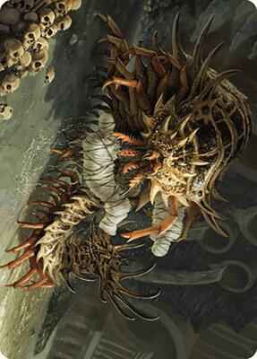 Magic: The Gathering - Art Series: Murders at Karlov Manor - Rot Farm Mortipede Art Card - Normal