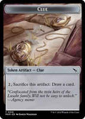 Magic: The Gathering - Murders at Karlov Manor - Clue (0018) // A 0045 Double-Sided Token - Normal
