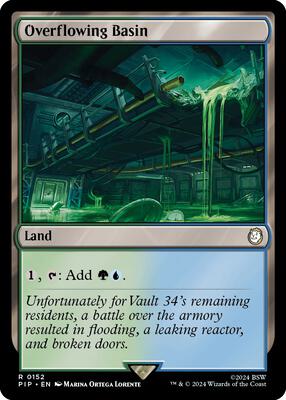 Magic: The Gathering - Universes Beyond: Fallout - Overflowing Basin - Normal - Anime Card Craze
