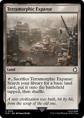 Magic: The Gathering - Universes Beyond: Fallout - Terramorphic Expanse - Normal - Anime Card Craze