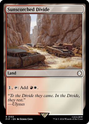 Magic: The Gathering - Universes Beyond: Fallout - Sunscorched Divide - Normal - Anime Card Craze