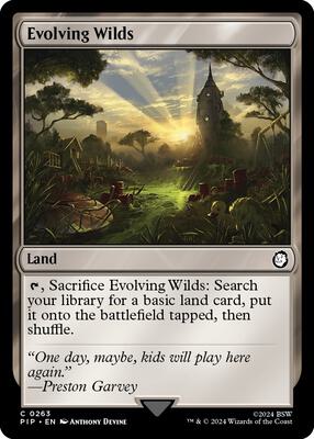 Magic: The Gathering - Universes Beyond: Fallout - Evolving Wilds - Normal - Anime Card Craze