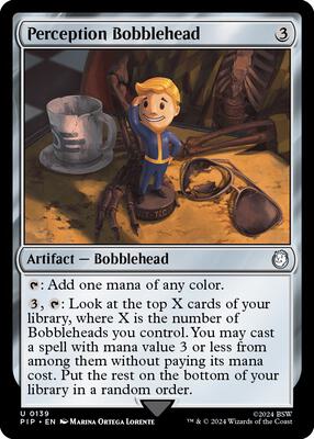 Magic: The Gathering - Universes Beyond: Fallout - Perception Bobblehead - Normal - Anime Card Craze