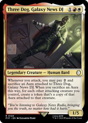 Magic: The Gathering - Universes Beyond: Fallout - Three Dog, Galaxy News DJ - Normal - Anime Card Craze