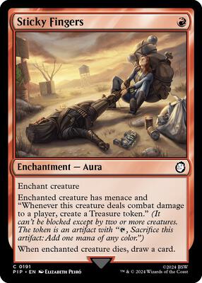 Magic: The Gathering - Universes Beyond: Fallout - Sticky Fingers - Normal - Anime Card Craze