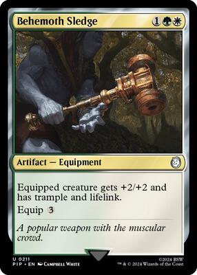 Magic: The Gathering - Universes Beyond: Fallout - Behemoth Sledge - Normal - Anime Card Craze