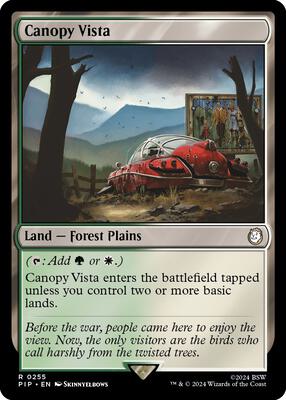 Magic: The Gathering - Universes Beyond: Fallout - Canopy Vista - Normal - Anime Card Craze