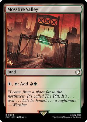 Magic: The Gathering - Universes Beyond: Fallout - Mossfire Valley - Normal - Anime Card Craze