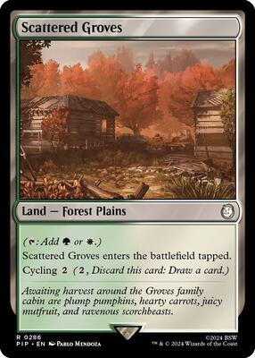 Magic: The Gathering - Universes Beyond: Fallout - Scattered Groves - Normal - Anime Card Craze