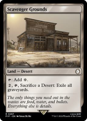 Magic: The Gathering - Universes Beyond: Fallout - Scavenger Grounds - Normal - Anime Card Craze