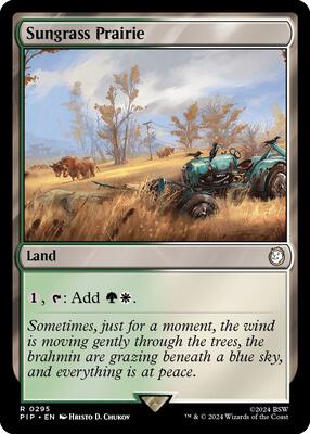 Magic: The Gathering - Universes Beyond: Fallout - Sungrass Prairie - Normal - Anime Card Craze