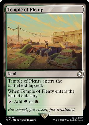 Magic: The Gathering - Universes Beyond: Fallout - Temple of Plenty - Normal - Anime Card Craze
