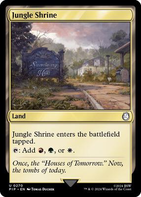 Magic: The Gathering - Universes Beyond: Fallout - Jungle Shrine - Normal - Anime Card Craze