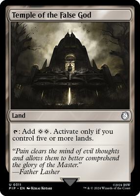 Magic: The Gathering - Universes Beyond: Fallout - Temple of the False God - Normal - Anime Card Craze