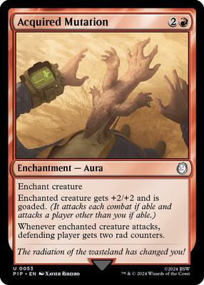 Magic: The Gathering - Universes Beyond: Fallout - Acquired Mutation - Normal - Anime Card Craze