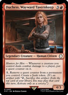 Magic: The Gathering - Universes Beyond: Fallout - Duchess, Wayward Tavernkeep - Normal - Anime Card Craze