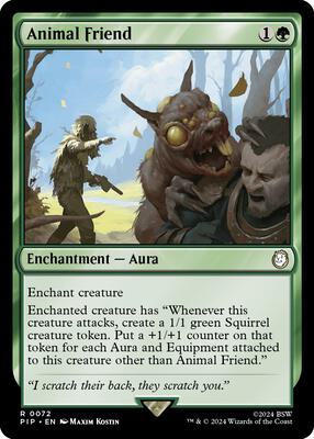 Magic: The Gathering - Universes Beyond: Fallout - Animal Friend - Normal - Anime Card Craze