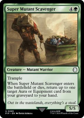 Magic: The Gathering - Universes Beyond: Fallout - Super Mutant Scavenger - Normal - Anime Card Craze