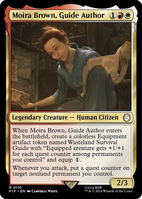 Magic: The Gathering - Universes Beyond: Fallout - Moira Brown, Guide Author - Normal - Anime Card Craze