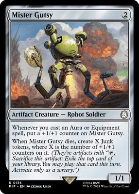 Magic: The Gathering - Universes Beyond: Fallout - Mister Gutsy - Normal - Anime Card Craze