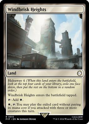 Magic: The Gathering - Universes Beyond: Fallout - Windbrisk Heights - Normal - Anime Card Craze