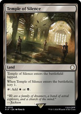 Magic: The Gathering - Universes Beyond: Fallout - Temple of Silence - Normal - Anime Card Craze