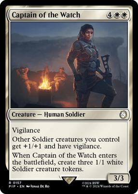 Magic: The Gathering - Universes Beyond: Fallout - Captain of the Watch - Normal - Anime Card Craze