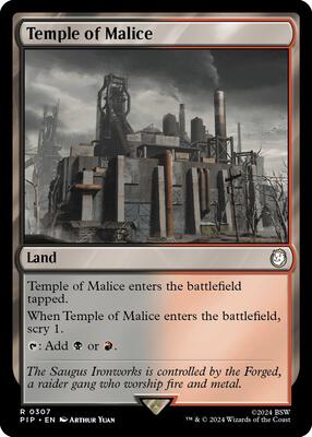 Magic: The Gathering - Universes Beyond: Fallout - Temple of Malice - Normal - Anime Card Craze