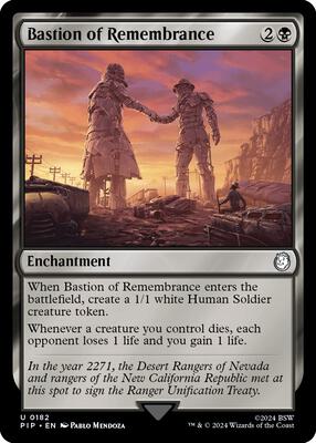 Magic: The Gathering - Universes Beyond: Fallout - Bastion of Remembrance - Normal - Anime Card Craze