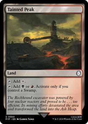 Magic: The Gathering - Universes Beyond: Fallout - Tainted Peak - Normal - Anime Card Craze