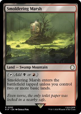 Magic: The Gathering - Universes Beyond: Fallout - Smoldering Marsh - Normal - Anime Card Craze