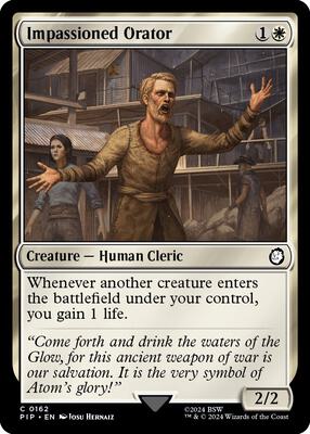 Magic: The Gathering - Universes Beyond: Fallout - Impassioned Orator - Normal - Anime Card Craze