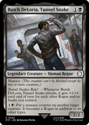 Magic: The Gathering - Universes Beyond: Fallout - Butch DeLoria, Tunnel Snake - Normal - Anime Card Craze