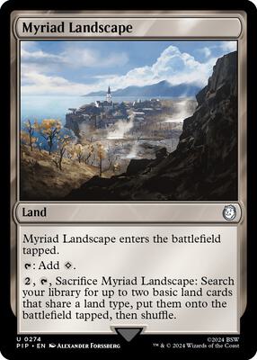 Magic: The Gathering - Universes Beyond: Fallout - Myriad Landscape - Normal - Anime Card Craze