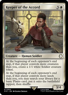 Magic: The Gathering - Universes Beyond: Fallout - Keeper of the Accord - Normal - Anime Card Craze