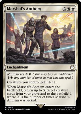 Magic: The Gathering - Universes Beyond: Fallout - Marshal's Anthem - Normal - Anime Card Craze