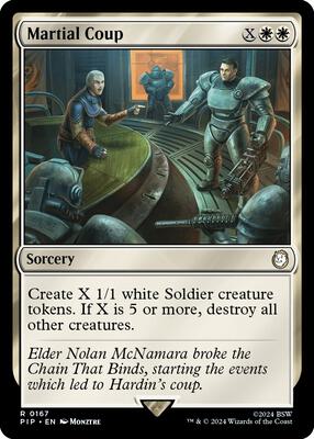 Magic: The Gathering - Universes Beyond: Fallout - Martial Coup - Normal - Anime Card Craze