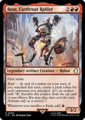Magic: The Gathering - Universes Beyond: Fallout - Rose, Cutthroat Raider - Normal - Anime Card Craze