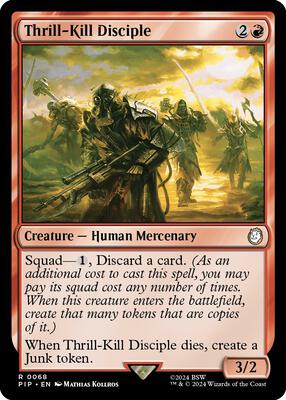 Magic: The Gathering - Universes Beyond: Fallout - Thrill-Kill Disciple - Normal - Anime Card Craze