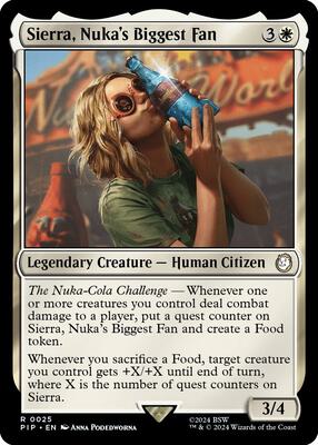 Magic: The Gathering - Universes Beyond: Fallout - Sierra, Nuka's Biggest Fan - Normal - Anime Card Craze