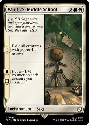 Magic: The Gathering - Universes Beyond: Fallout - Vault 75: Middle School - Normal - Anime Card Craze