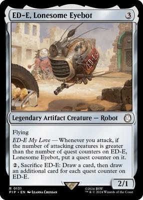 Magic: The Gathering - Universes Beyond: Fallout - ED-E, Lonesome Eyebot - Normal - Anime Card Craze