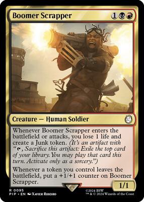 Magic: The Gathering - Universes Beyond: Fallout - Boomer Scrapper - Normal - Anime Card Craze