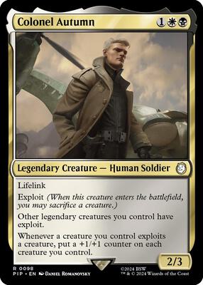 Magic: The Gathering - Universes Beyond: Fallout - Colonel Autumn - Normal - Anime Card Craze