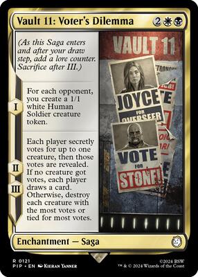 Magic: The Gathering - Universes Beyond: Fallout - Vault 11: Voter's Dilemma - Normal - Anime Card Craze