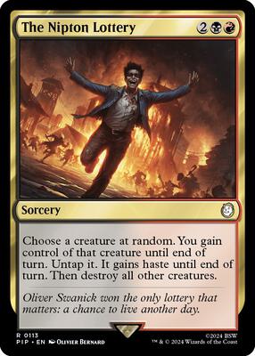 Magic: The Gathering - Universes Beyond: Fallout - The Nipton Lottery - Normal - Anime Card Craze