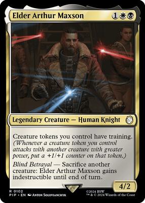 Magic: The Gathering - Universes Beyond: Fallout - Elder Arthur Maxson - Normal - Anime Card Craze