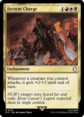 Magic: The Gathering - Universes Beyond: Fallout - Fervent Charge - Normal - Anime Card Craze