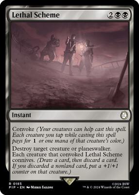Magic: The Gathering - Universes Beyond: Fallout - Lethal Scheme - Normal - Anime Card Craze